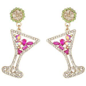 Pink Martini Drop Earrings